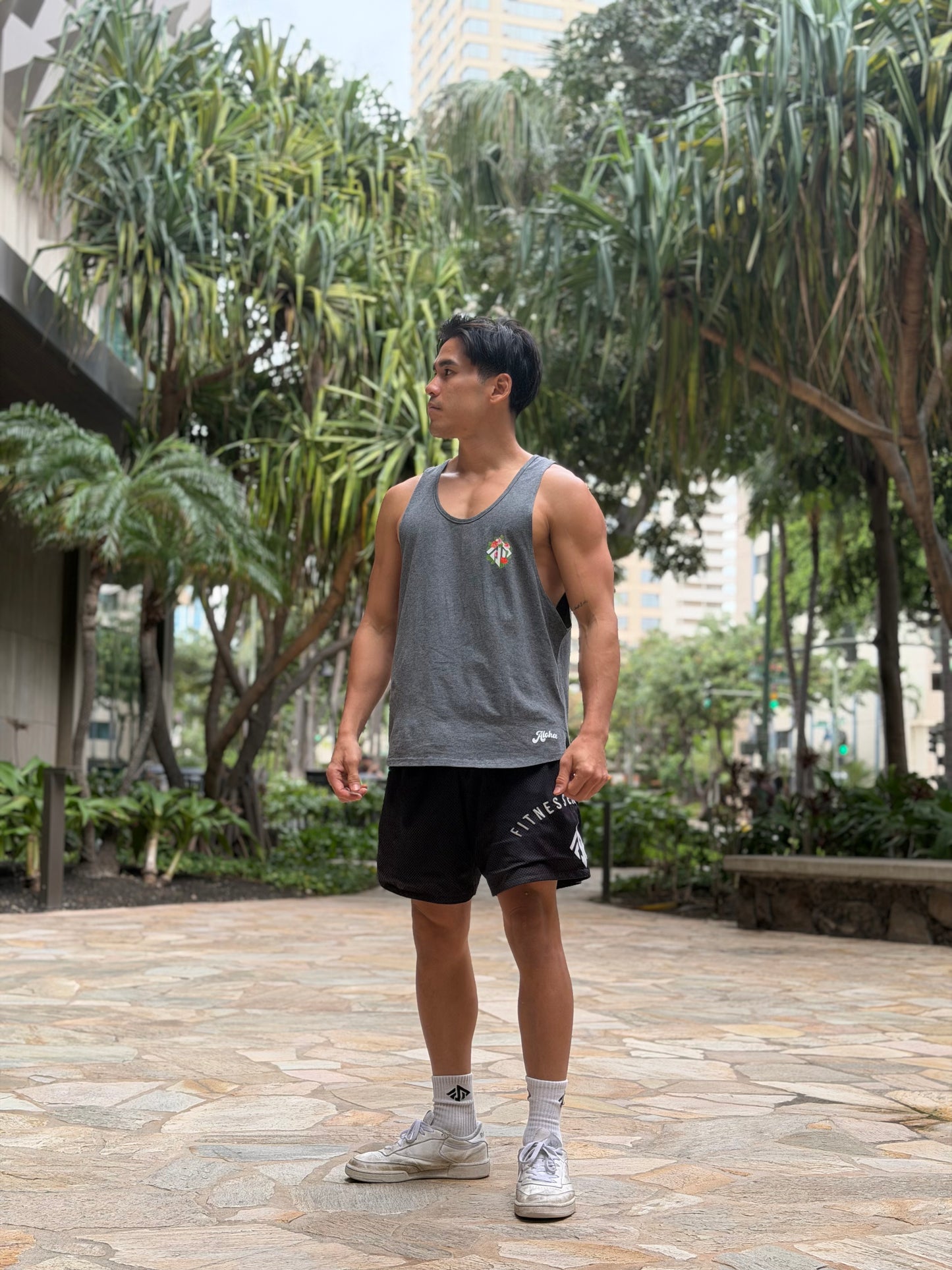 ALOHA MUSCLE TANK